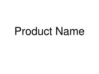 Product Name