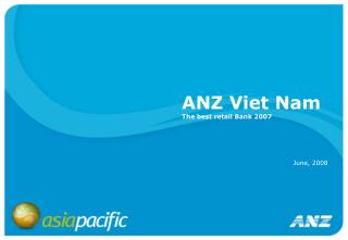 ANZ Viet Nam The best retail Bank 2007