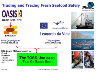 Trading and Tracing Fresh Seafood Safely