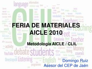 FERIA DE MATERIALES AICLE 2010