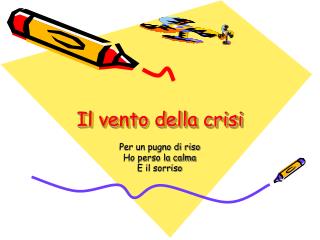 Il vento della crisi