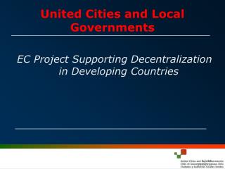 United Cities and Local Governments