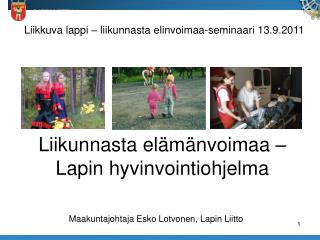 Liikunnasta elämänvoimaa – Lapin hyvinvointiohjelma