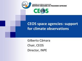 CEOS space agencies: support for climate observations