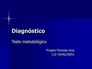 Diagnóstico