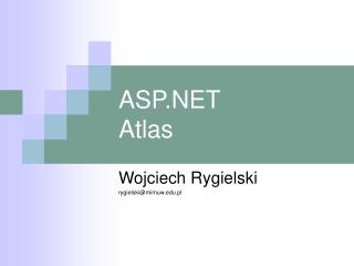 ASP.NET Atlas