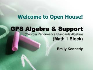 Welcome to Open House!