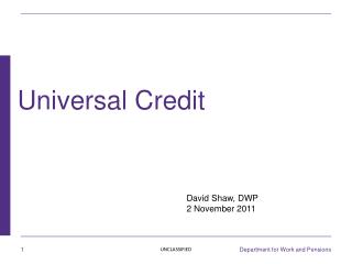 Universal Credit