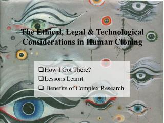 How I Got There? Lessons Learnt Benefits of Complex Research