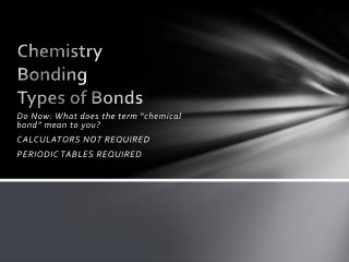 bonds chemistry bonding types