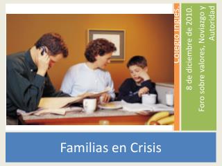 Familias en Crisis