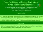 Encefalitis por citomegalovirus en ni os inmunocompetentes