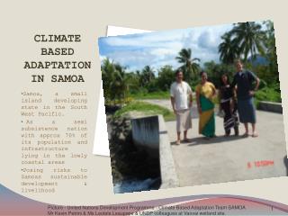CLIMATE BASED ADAPTATION IN SAMOA
