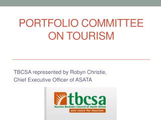 PORTFOLIO COMMITTEE ON TOURISM