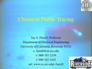 Chemical Plume Tracing