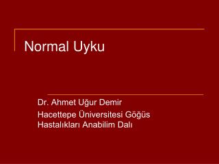 Normal Uyku