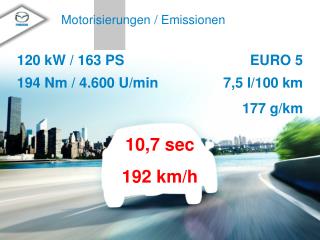 Motorisierungen / Emissionen