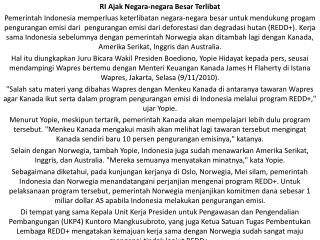 RI Ajak Negara-negara Besar Terlibat