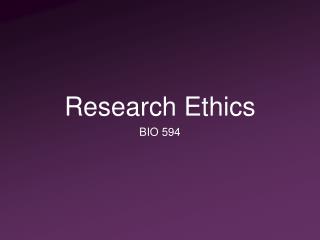 Research Ethics