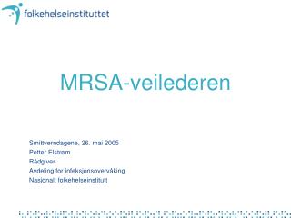 MRSA-veilederen