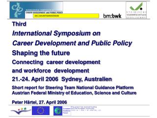Short report for Steering Team National Guidance Platform