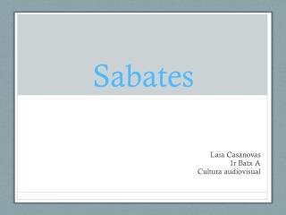 Sabates