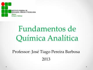 Fundamentos de Química Analítica