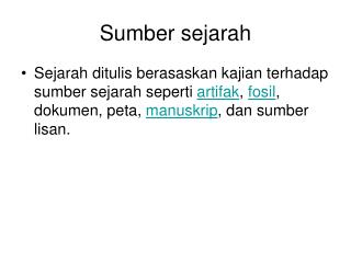 Sumber sejarah