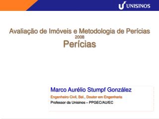 Avaliação de Imóveis e Metodologia de Perícias 2008 Perícias