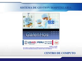 SISTEMA DE GESTION HOSPITALARIA