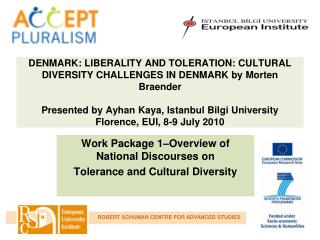 Work Package 1–Overview of National Discourses on Tolerance and Cultural Diversity