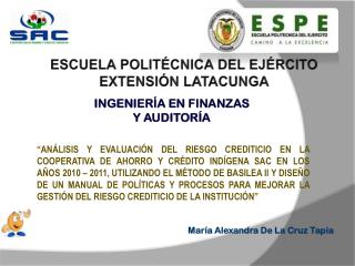 ESCUELA POLITÉCNICA DEL EJÉRCITO EXTENSIÓN LATACUNGA