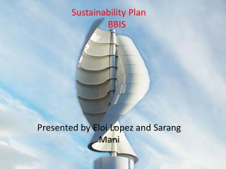 Sustainability Plan BBIS