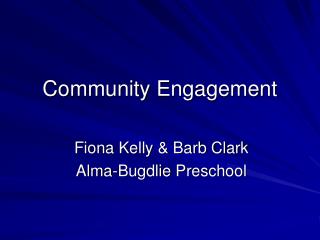 Community Engagement