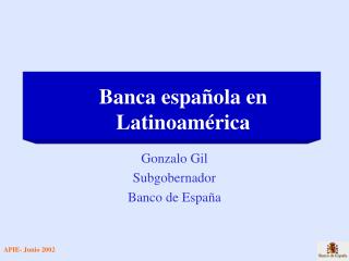 Banca española en Latinoamérica