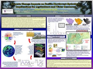 Climate Change Impacts on Pacific Northwest Hydrology: