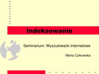 Indeksowanie