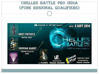 CHELLES BATTLE PRO INDIA (PUNE REGIONAL QUALIFIERS)