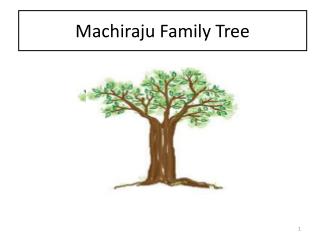 Machiraju Family Tree