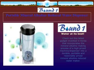 Portable Mineral Alkaline Reduced Water Dispenser