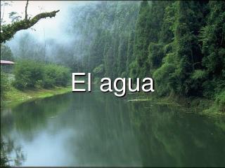 El agua