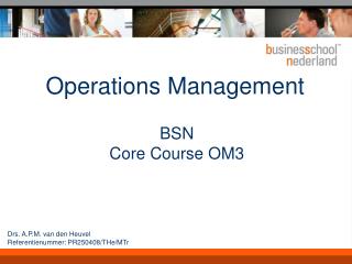 Operations Management