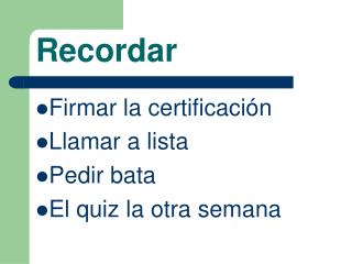 Recordar