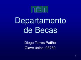 Departamento de Becas