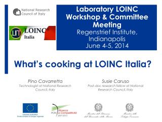 What’s cooking at LOINC Italia?