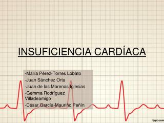 INSUFICIENCIA CARDÍACA