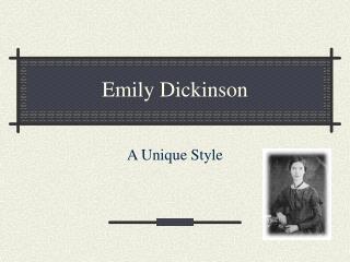 Emily Dickinson