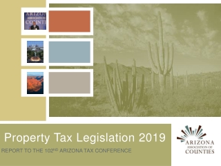 Property Tax Legislation 2019