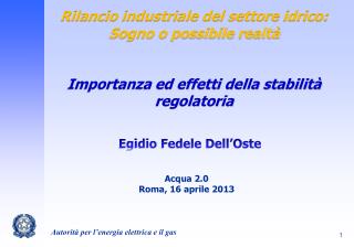 Egidio Fedele Dell’Oste