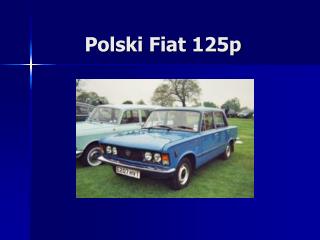 Polski Fiat 125p